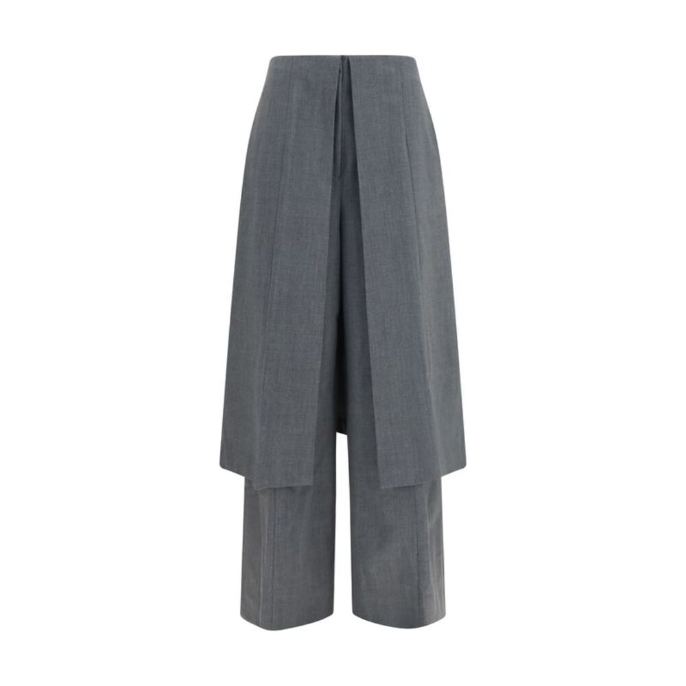 The Latest Women Tailored Pants With Draped Skirt Panel